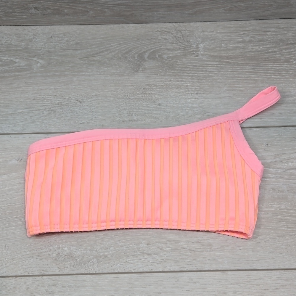NWOT L Space Women One Shoulder strap top bikini swim sz XS